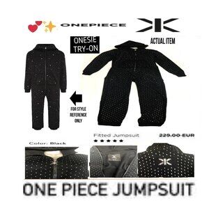 🛑 ONEPIECE Diamonds 🆒➕ JUMPSUIT Designer ONESIE Soft Hoodie Fitted 💸BUY NOW‼️